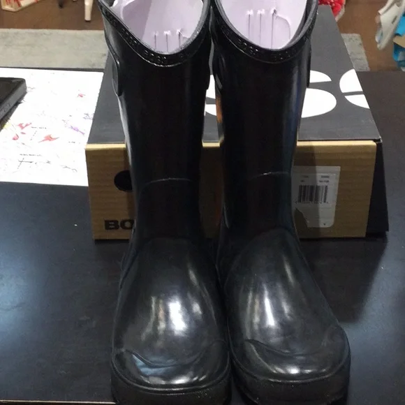 Bog Tall Rainboots black multiple sizes available NWT NIB - Picture 1 of 4